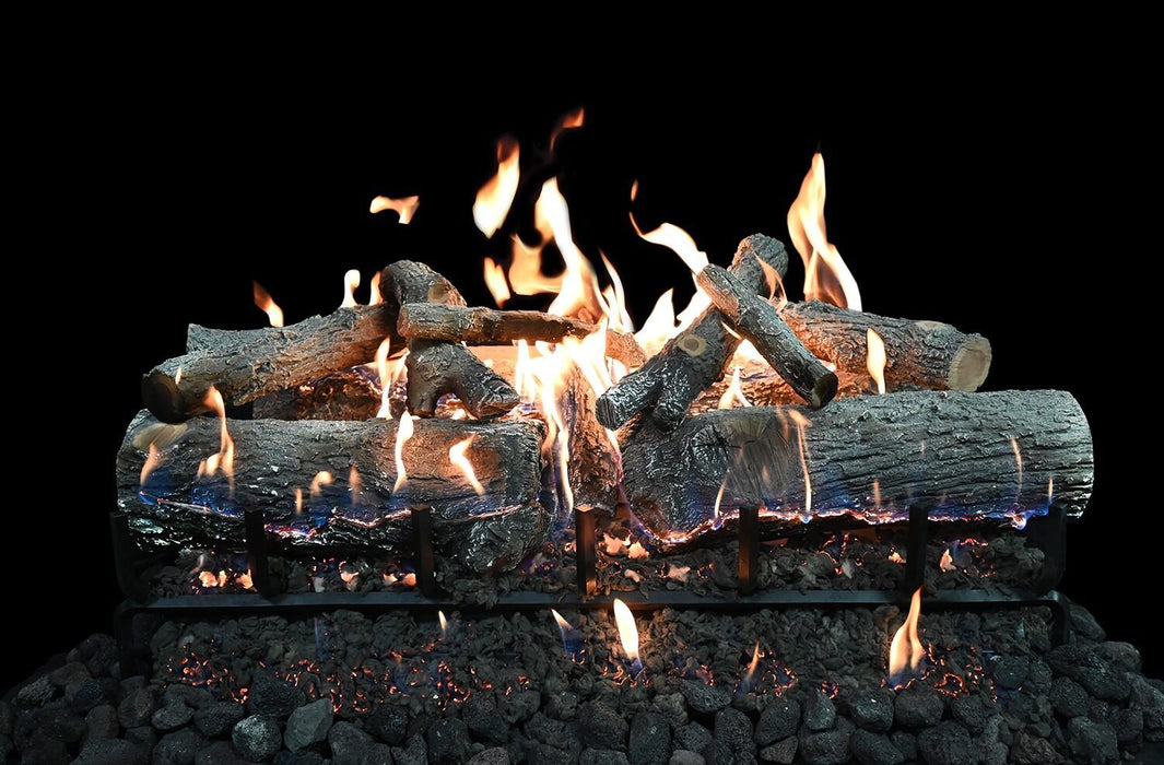 Grand Canyon GlowFire 36" Arizona Weathered Oak Charred Vented Gas Logs - GFWOC36