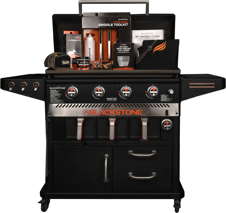 Blackstone Patio 36-Inch Cabinet Griddle With Airfryer Limited Edition Bundle - 1923