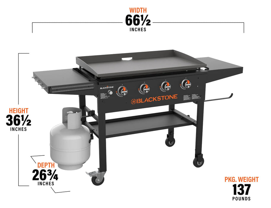 Blackstone 36-Inch Original Griddle Cooking Station With Hard Cover - 2149