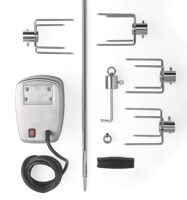 Napoleon Commercial Grade Rotisserie Kit For Prestige 500 Series & LEX 485 Gas Grills - 69231