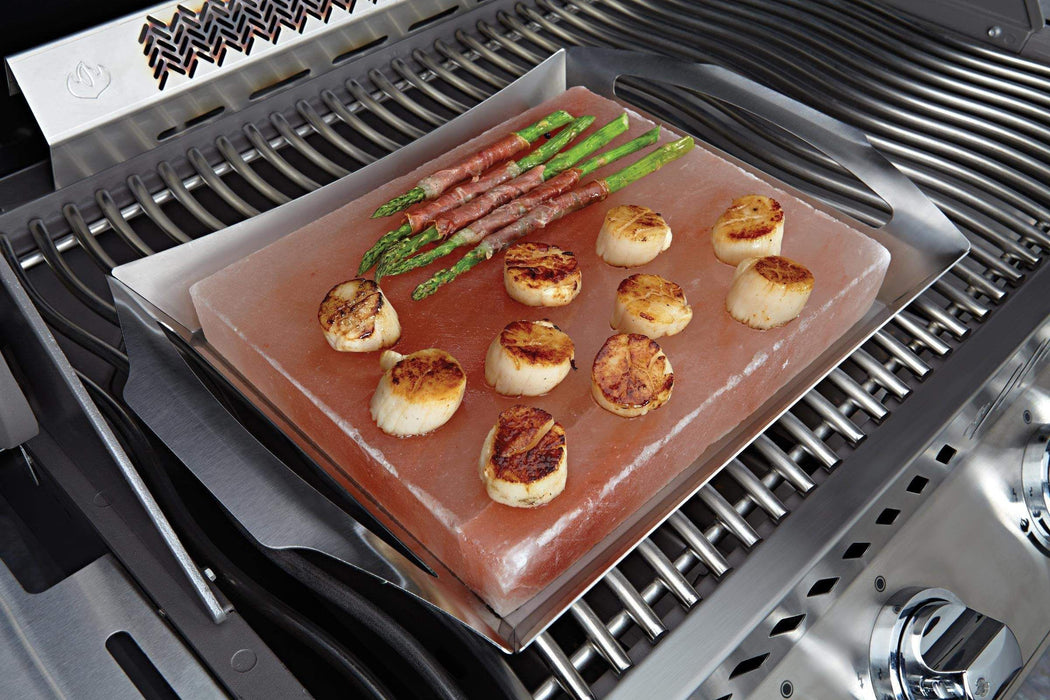 Napoleon PRO Stainless Steel Topper With Himalayan Salt Block - 70025