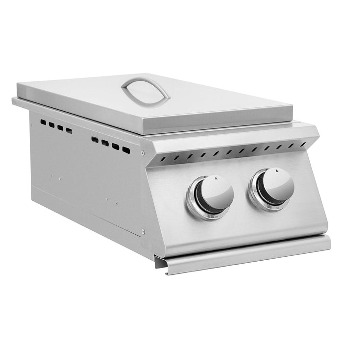 Summerset Sizzler Built-In Propane Gas Double Side Burner - SIZSB2-LP