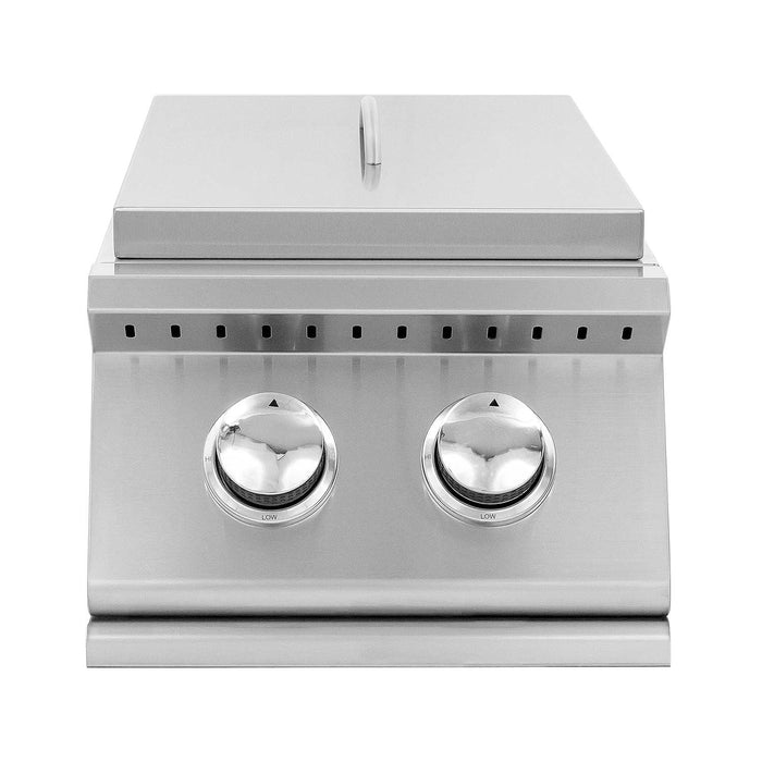 Summerset Sizzler Built-In Propane Gas Double Side Burner - SIZSB2-LP