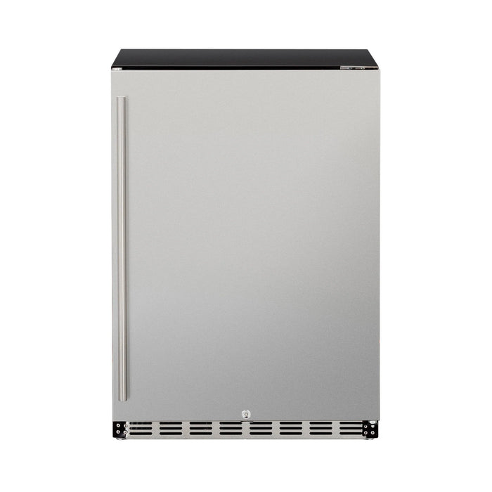 Summerset 24-Inch 5.3 Cu. Ft. Right Hinge Outdoor Rated Compact Refrigerator - SSRFR-24SR