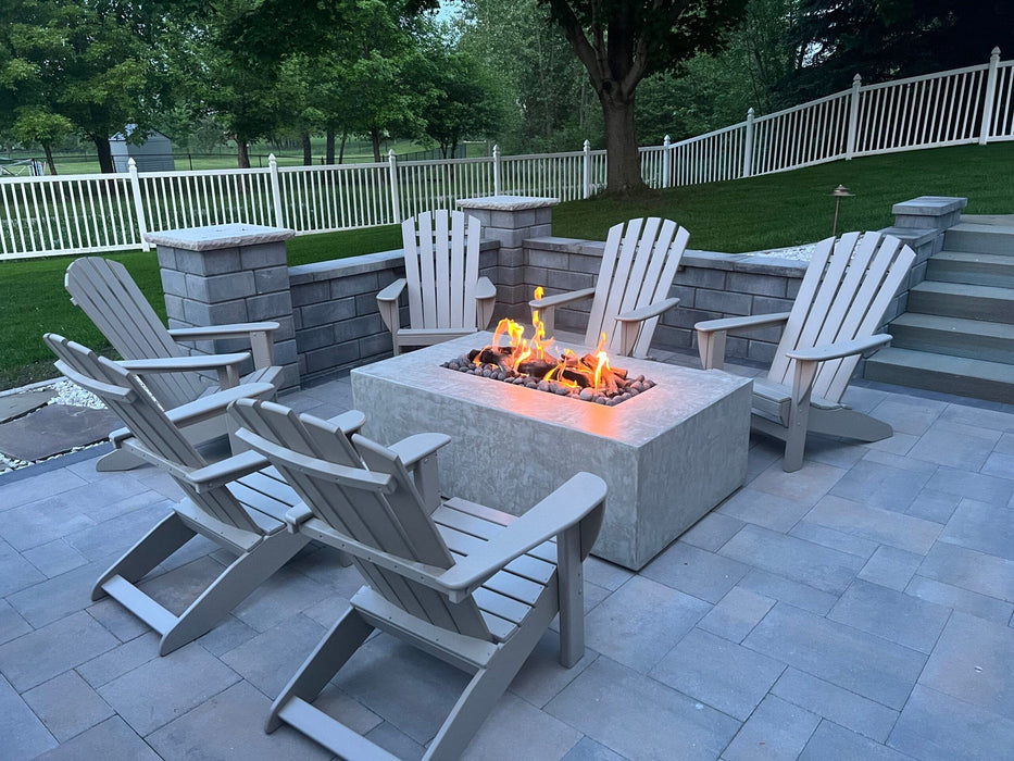 Warming Trends 72x42x18-Inch Crossfire FRT Rectangular Tree-Style Aluminum Frame With Concrete Board Attached Ready-To-Finish Fire Pit Kit (Copy)