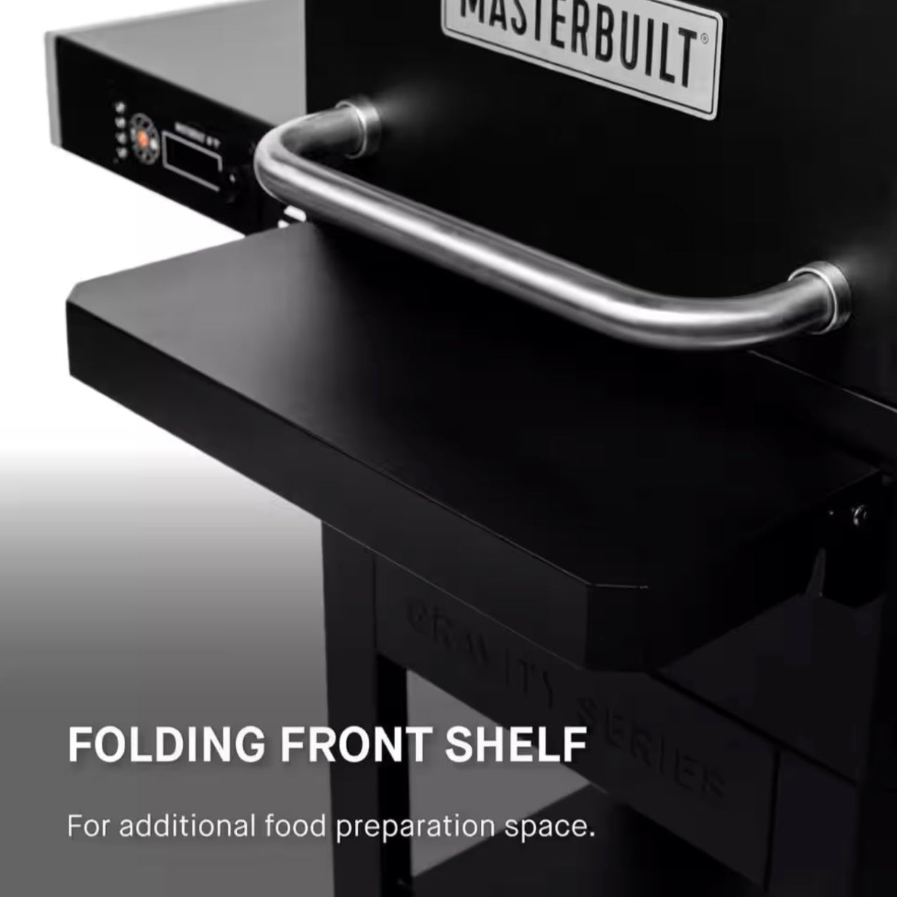 Convenient Built-In Folding Shelf