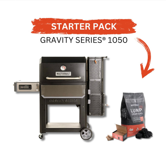 Masterbuilt Gravity Series 1050 Digital Charcoal Grill + Smoker Bundle - MB20041220