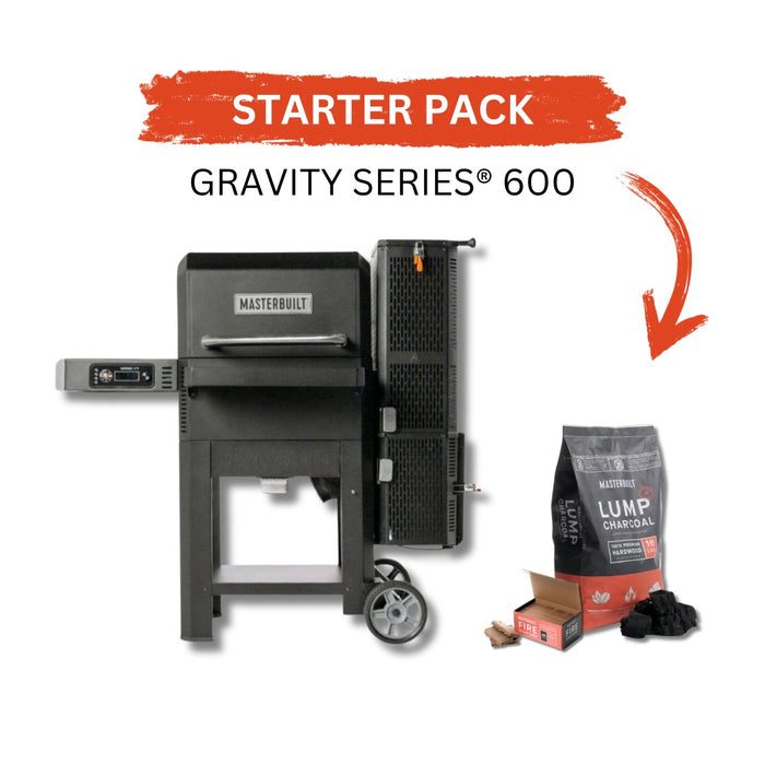 Masterbuilt Gravity Series 600 Digital Digital Charcoal Grill + Smoker Bundle - MB20041023