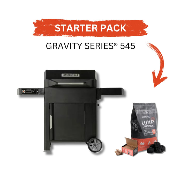 Masterbuilt AutoIgnite Series 545 Digital Charcoal Grill + Smoker Bundle - MB20041124