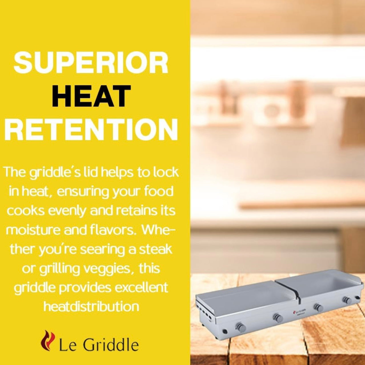 Superior Heat Retention