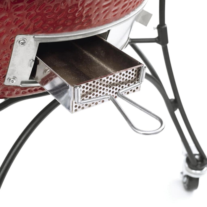 Kamado Joe 24-Inch Red Big Joe II Ceramic Charcoal Grill With Cart Bundle - BJ24RHC