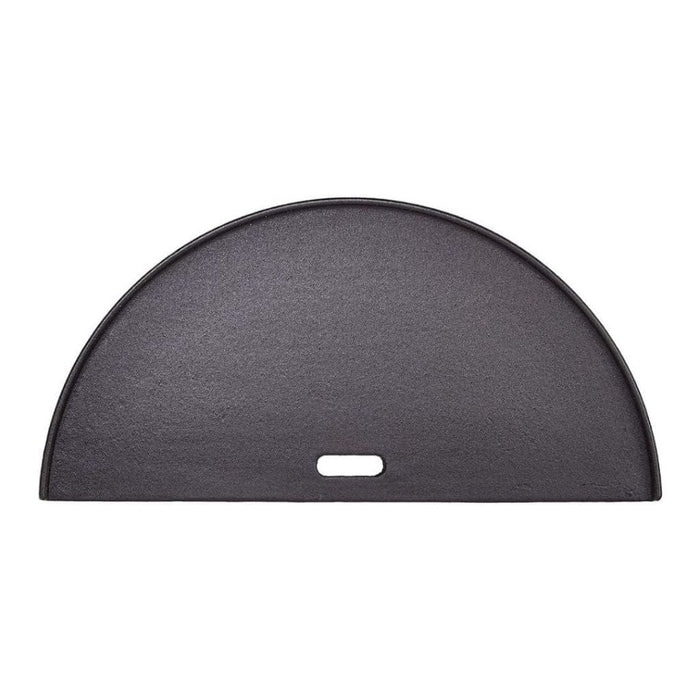 Kamado Joe Half Moon Cast Iron Reversible Griddle For Big Joe II & III 24-Inch Grills - BJ-HCIGRIDDLE