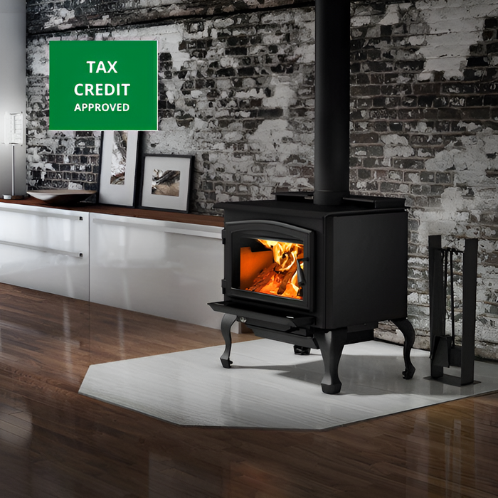 Osburn 27-Inch 2000 Wood Burning Stove with Blower With 30% Tax Credit Eligibility - OB02015