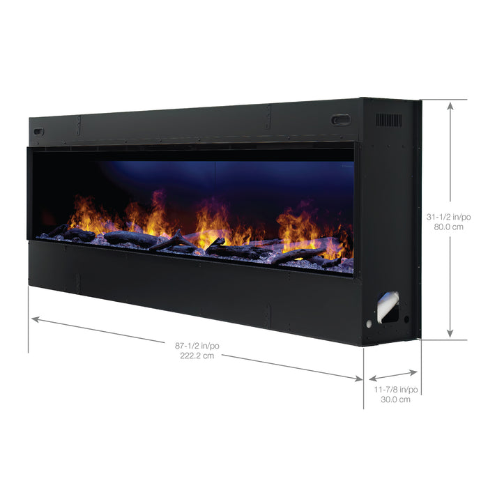 Dimplex 86-Inch Opti-Myst Linear Built-In Electric Fireplace - OLF86