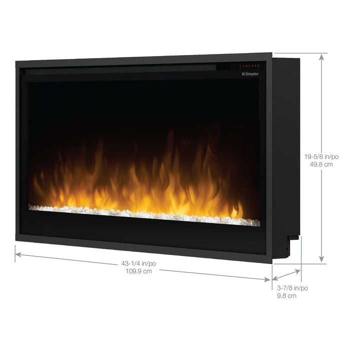 Dimplex Multi-Fire Slim 42-Inch Built-In Linear Electric Fireplace - PLF4214-XS