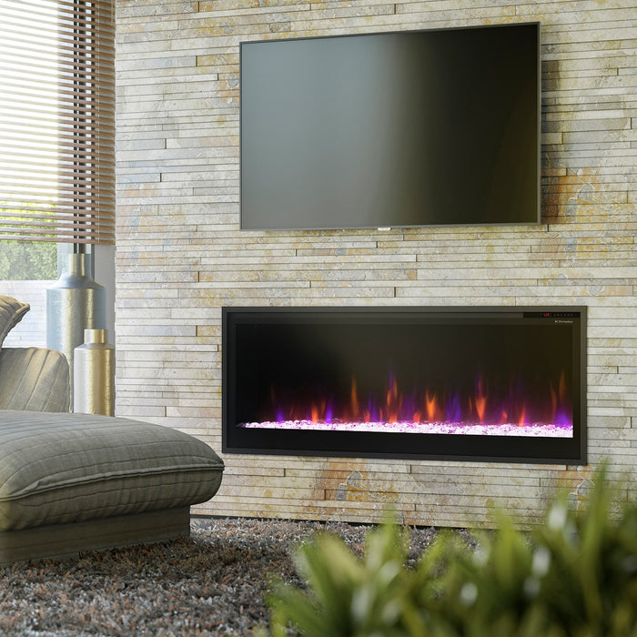 Dimplex Multi-Fire Slim 50-Inch Built-in Linear Electric Fireplace - PLF5014-XS