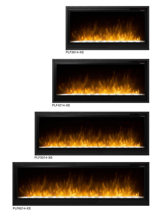 Dimplex Multi-Fire Slim 36-Inch Built-In Linear Electric Fireplace - PLF3614-XS