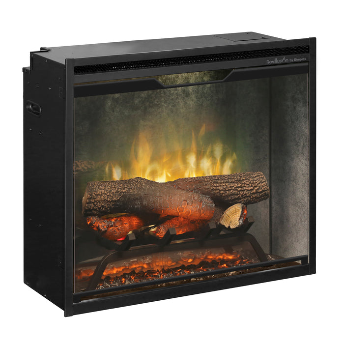 Dimplex Revillusion 24-Inch Built-In Electric Firebox - Weathered Concrete - RBF24DLXWC