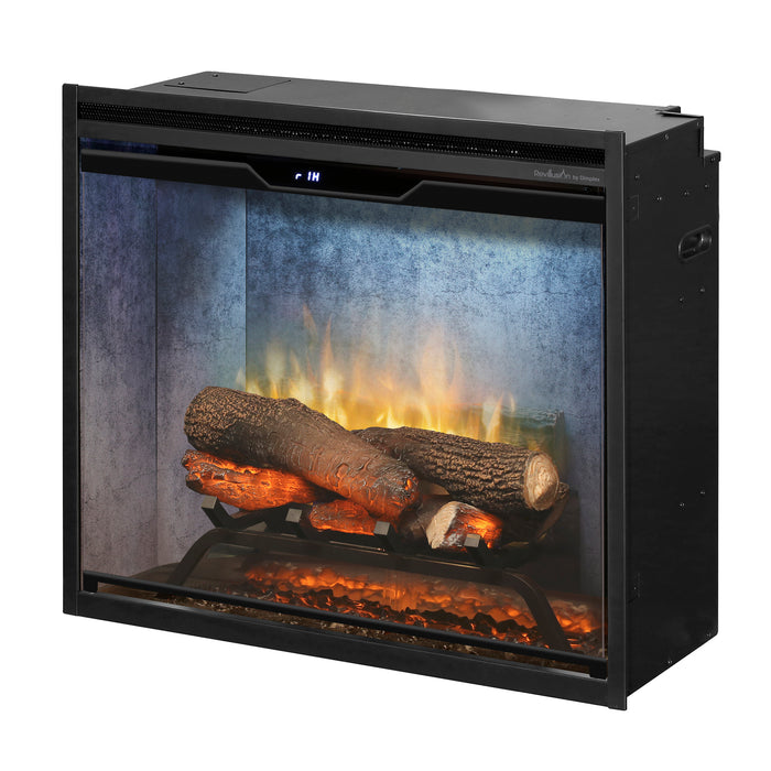 Dimplex Revillusion 24-Inch Built-In Electric Firebox - Weathered Concrete - RBF24DLXWC