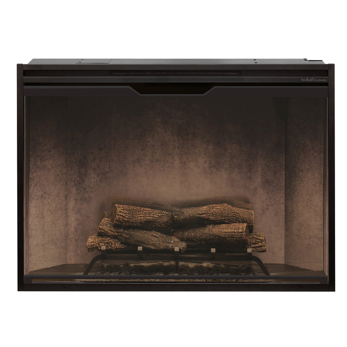 Dimplex Revillusion 42-Inch Built-In Firebox With Glass Pane & Plug Kit, Weathered Concrete - RBF42WC-FG