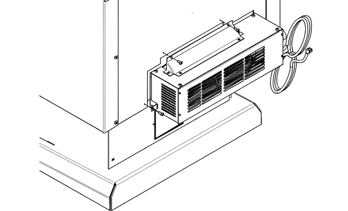 Osburn 130 CFM Blower/Fan With Variable Speed Control (Thermodisc Included) For Osburn SOHO, 1700 & 3300 Wood Stove - AC01000