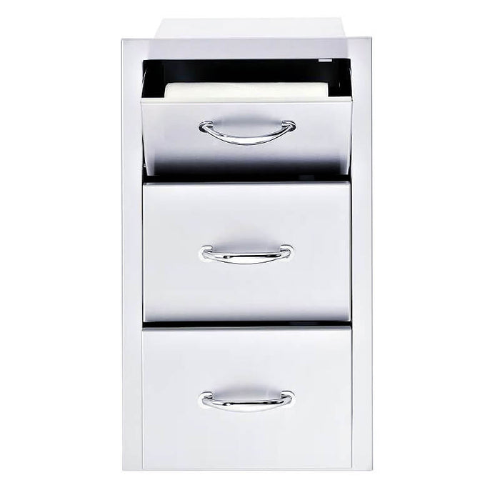 Summerset 17-Inch 2 Drawer & Paper Towel Holder Combo - SSTDC-17