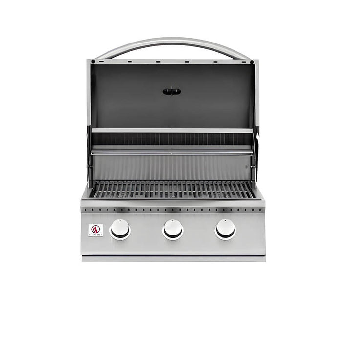 Summerset Sizzler 26-Inch 3-Burner Built-In Propane Gas Grill - SIZ26-LP