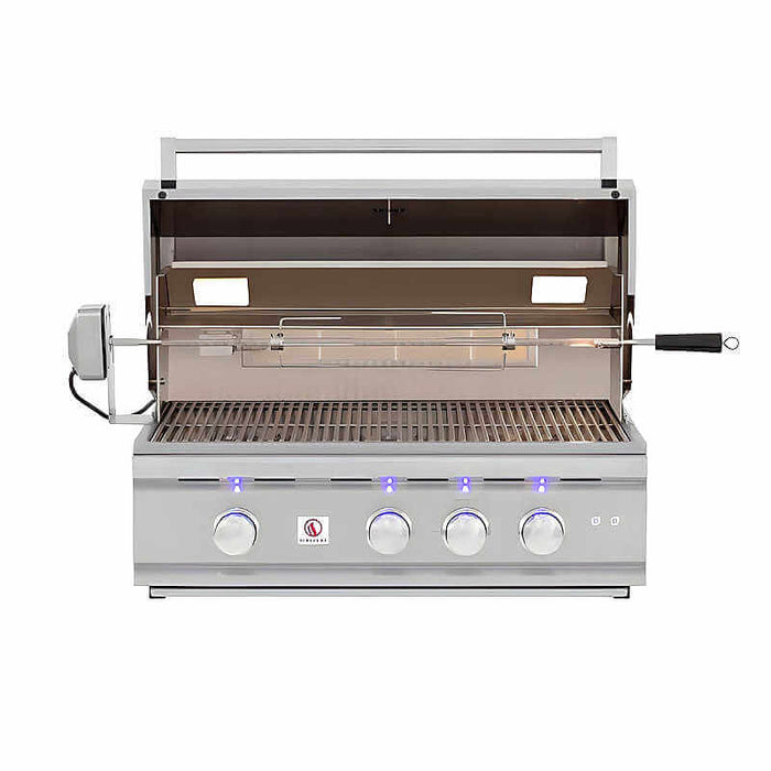 Summerset TRL 32-Inch 3-Burner Built-In Propane Gas Grill With Rotisserie - TRL32-LP