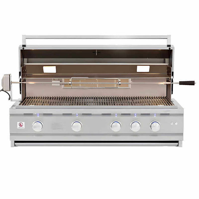 Summerset TRL Deluxe 44-Inch 4-Burner Built-In Natural Gas Grill With Rotisserie - TRLD44-NG