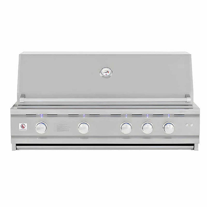 Summerset TRL Deluxe 44-Inch 4-Burner Built-In Natural Gas Grill With Rotisserie - TRLD44-NG