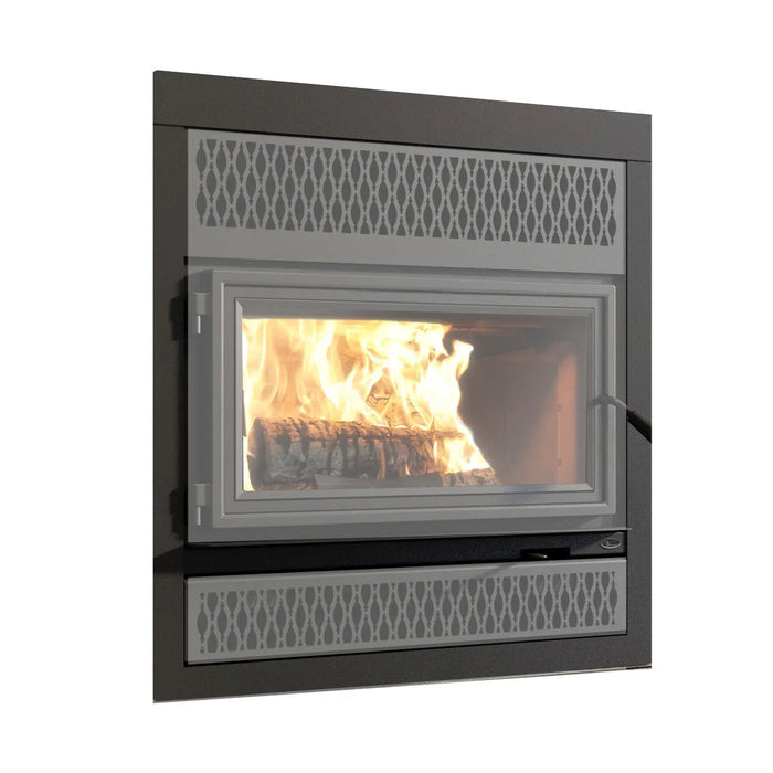 Valcourt Black Square Faceplate For Valcourt Lafayette IIS Fireplace - VA10FS07