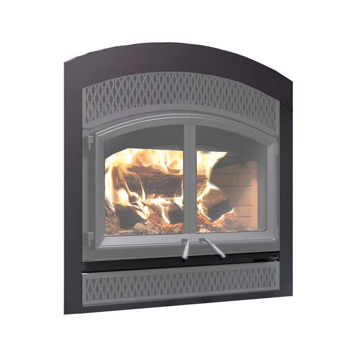 Valcourt Black Arched Faceplate For Waterloo Arched Fireplace - VA15FA07