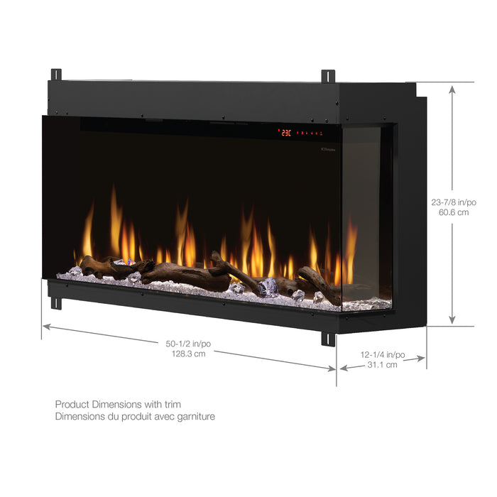 Dimplex IgniteXL Bold 50-Inch Smart Linear Multi-Side View Built-In Electric Fireplace - XLF5017-XD