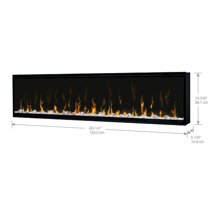 Dimplex IgniteXL 60-Inch Linear Recessed / Built in Electric Fireplace - XLF60