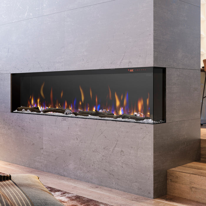 Dimplex IgniteXL Bold 74-Inch Smart Linear Multi-Side View Built-In Electric Fireplace - XLF7417-XD