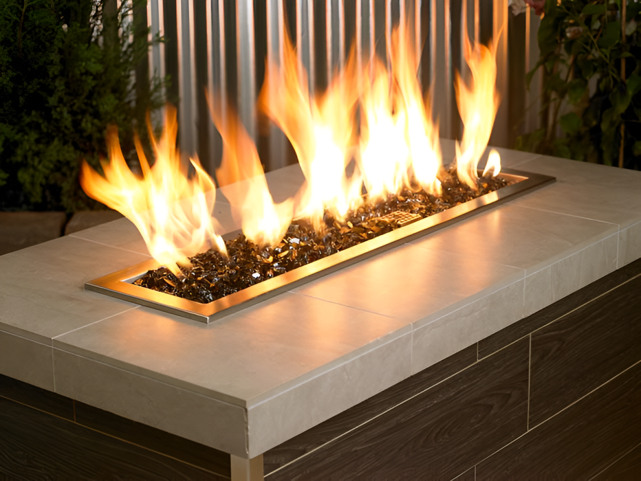 Warming Trends 10 Pounds of  1/2" Reflective Fire Glass for Gas Fire Pits