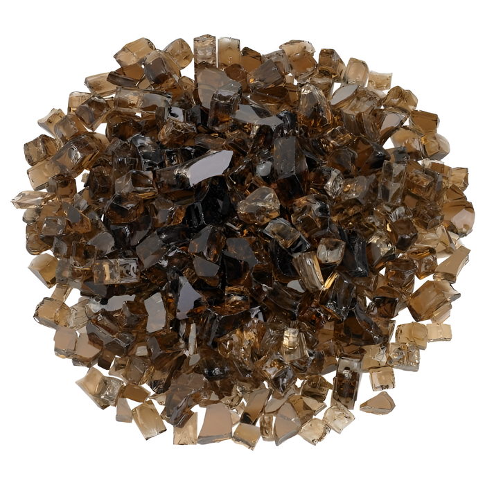 Warming Trends 10 Pounds of  1/2" Reflective Fire Glass for Gas Fire Pits