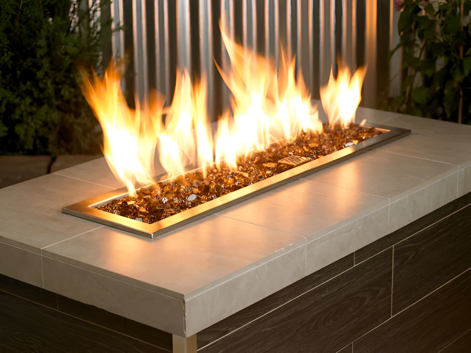 Warming Trends 10 Pounds of  1/2" Reflective Fire Glass for Gas Fire Pits