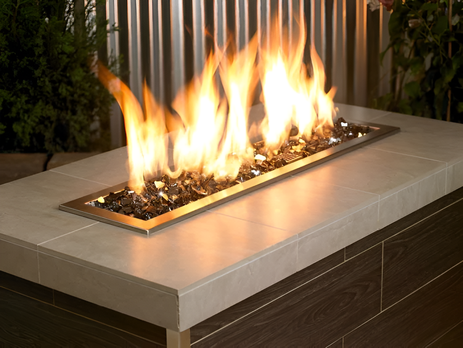 Warming Trends 10 Pounds of  1/2" Reflective Fire Glass for Gas Fire Pits