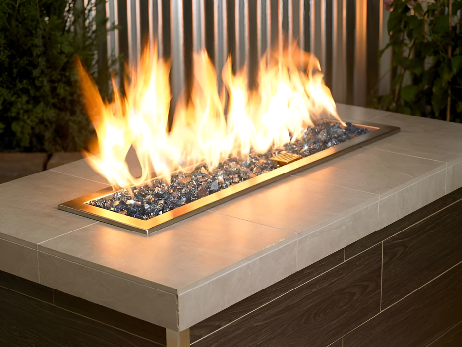 Warming Trends 10 Pounds of  1/2" Reflective Fire Glass for Gas Fire Pits