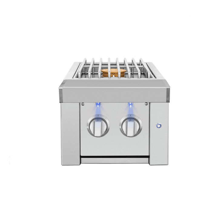 American Made Grills Estate Double Side Burner - Propane - ESTSB2-LP