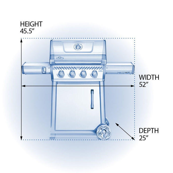 Napoleon Freestyle 425 Gas Grill On Cart