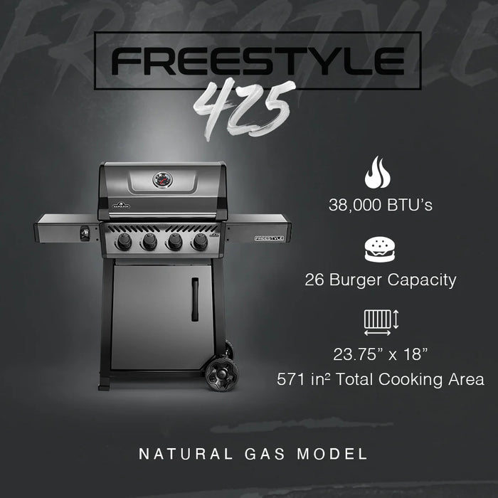 Napoleon Freestyle 425 Gas Grill On Cart