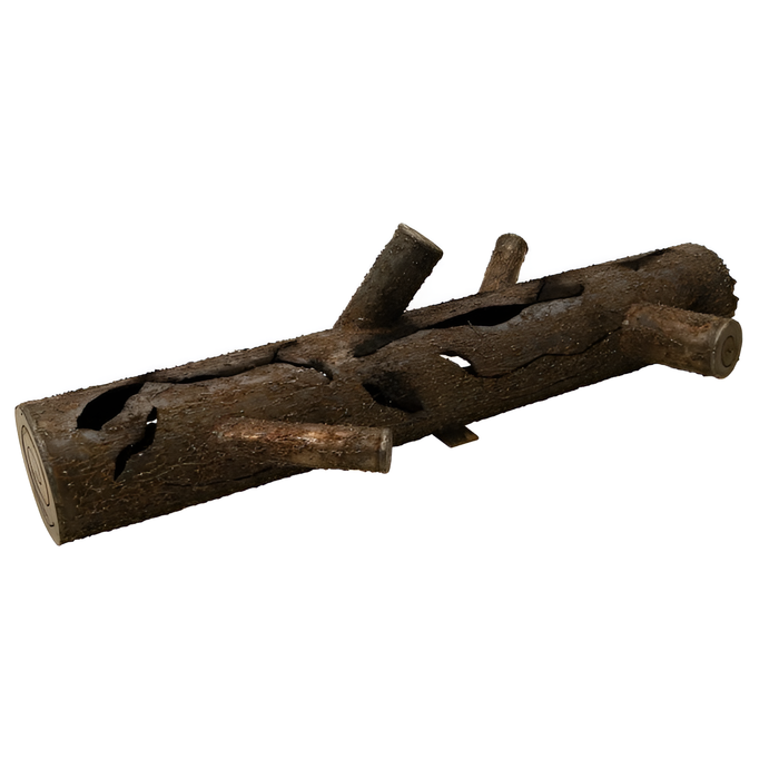 Warming Trends FireStorm 32-Inch Steel Log With CFBL150 CROSSFIRE Brass Burner & 38x10-Inch Pan