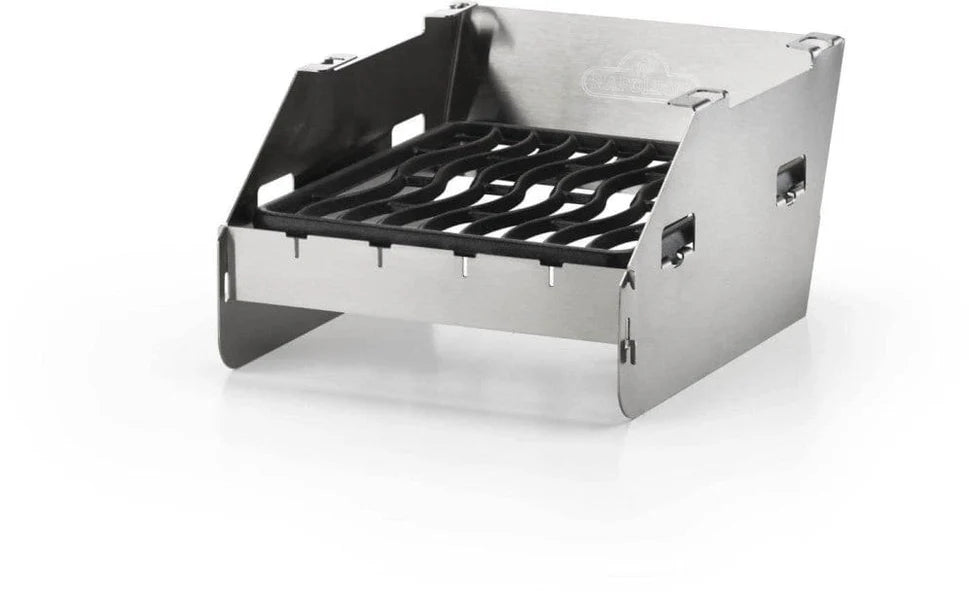 Napoleon Side Burner Windshield with Skewer Rack Small - 71302