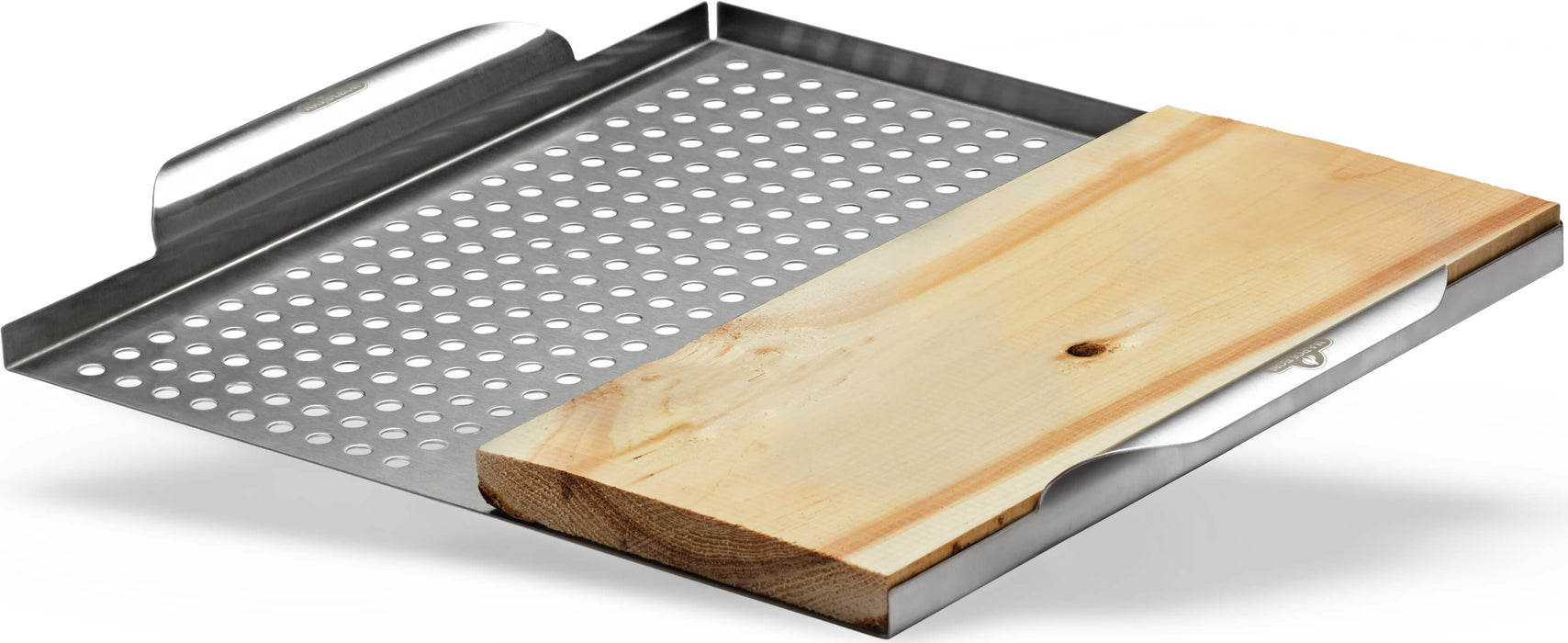 Napoleon Stainless Steel Multi-Functional Topper With Cedar Plank - 70026