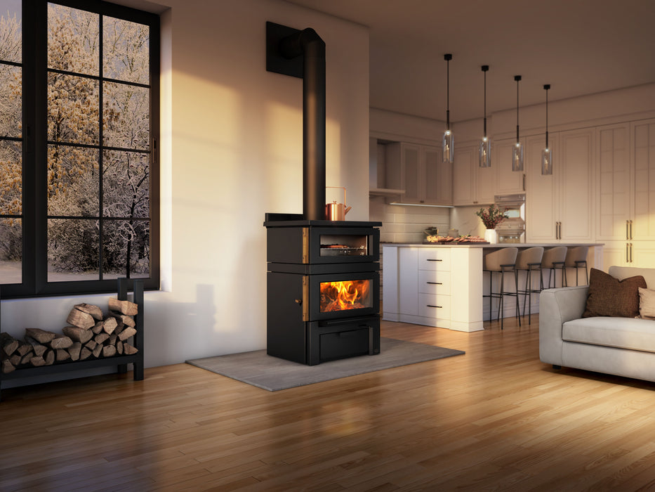 Osburn Gusto Wood Burning Cookstove With 30% Tax Credit Eligibility - OB02047