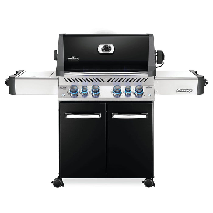 Napoleon Prestige 500 Gas Grill With Infrared Rear Burner, Infrared Side Burner, & Rotisserie Kit