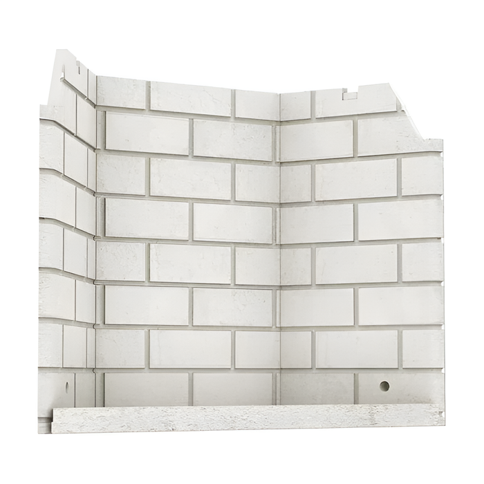 Valcourt Classic Refractory Moulded Brick Panels For Valcourt Frontenac Wood Fireplace - VA11071BR