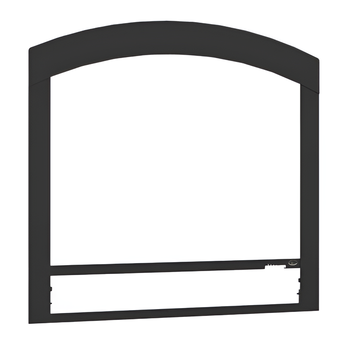 Valcourt Black Arched Faceplate For Waterloo Arched Fireplace - VA15FA07